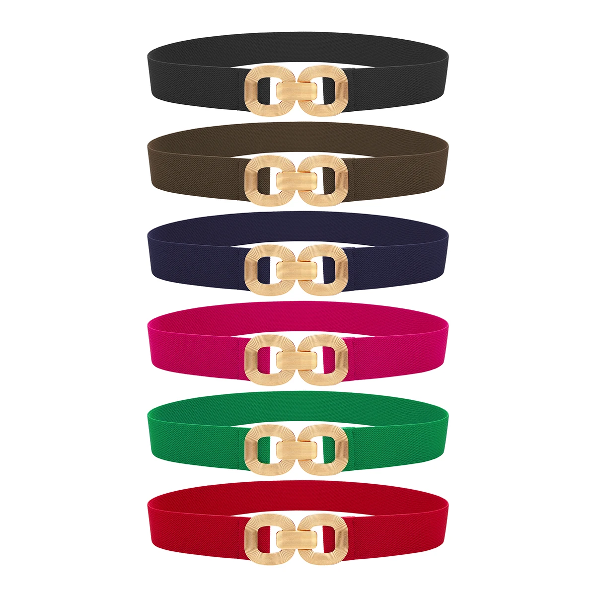 SISHION Plus Size 105cm 2025 Fashion Elastic Waist Cummerbund Corset Belt Black Green Red Women Belts Waistband YD0115