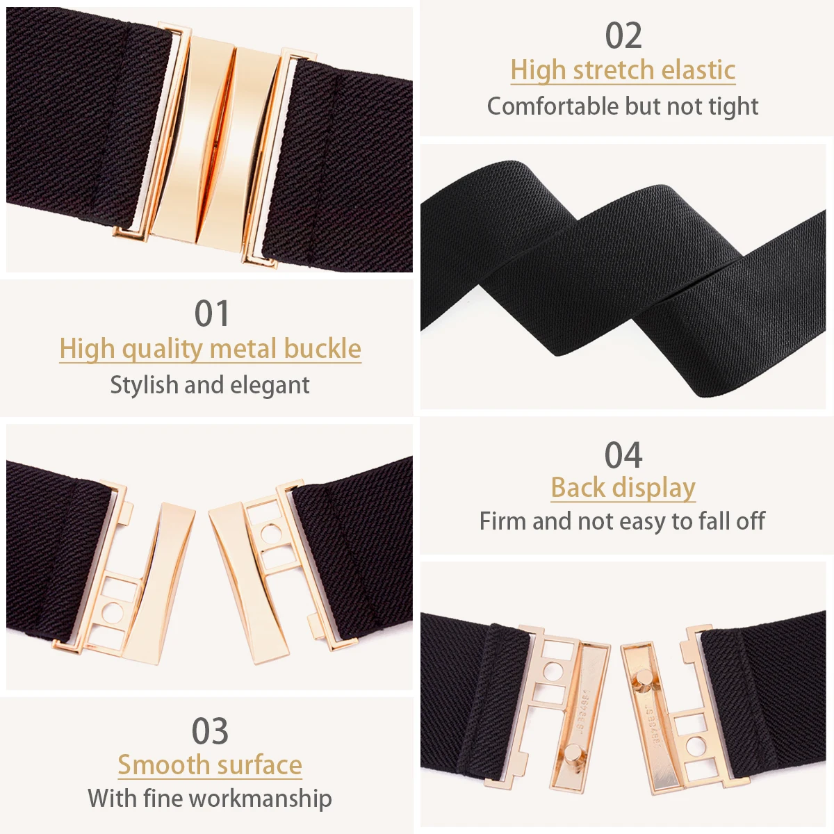 SISHION Fashion Elastic Waist Belt for Women YD0056 Leopard Print Waistband Wide Corset Belts Plus Size S -XXL