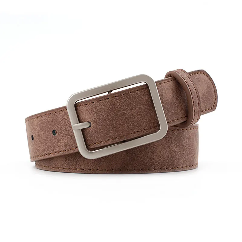 Ladies' Ancient Style Belt, Women's Casual PU Belt, Versatile and High-End Jeans Belt for Women