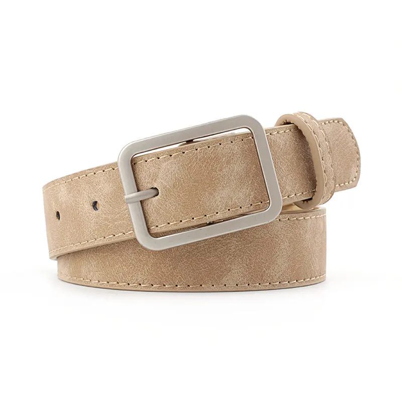 Ladies' Ancient Style Belt, Women's Casual PU Belt, Versatile and High-End Jeans Belt for Women