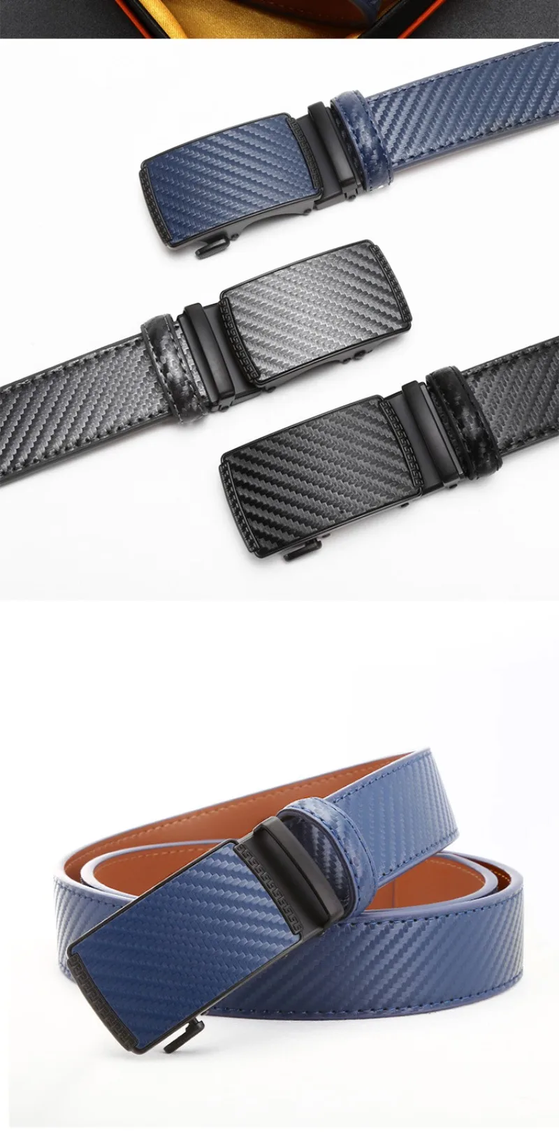 2025 Alloy Automatic Buckle Fashion Belt Genuine Leather Luxury Belts Minimalist Youth Waistband High Quality Women Men Gifts