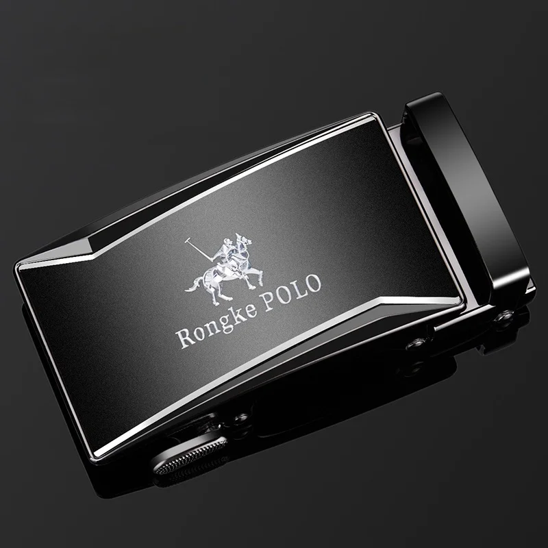 Men Automatic Ratchet belt accessories buckle for 3.5cm belt replacement buckle leopard pattern fashion belt accessories buckle