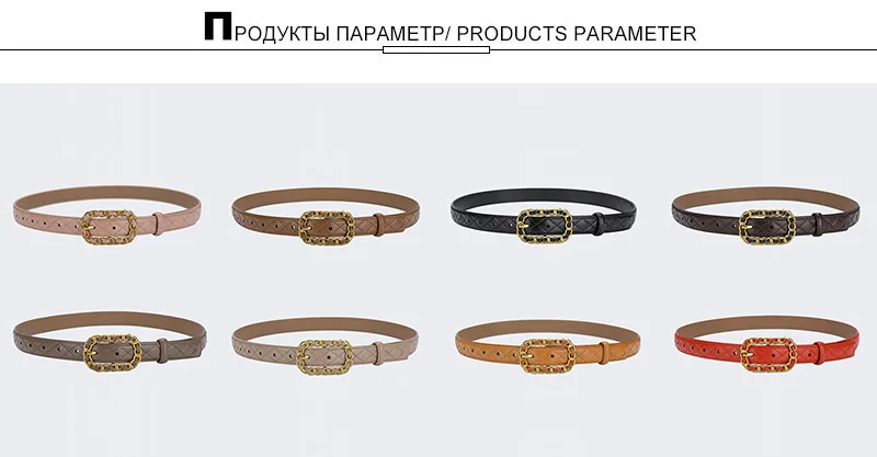 Women Belts Many Colurs Optional Genuine Leather Fashion Women's Pin Buckle Belt 2.3cm Wide Female Accessories 2022 FSA299