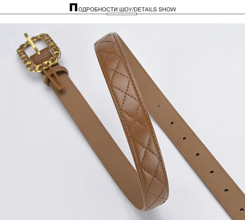 Women Belts Many Colurs Optional Genuine Leather Fashion Women's Pin Buckle Belt 2.3cm Wide Female Accessories 2022 FSA299