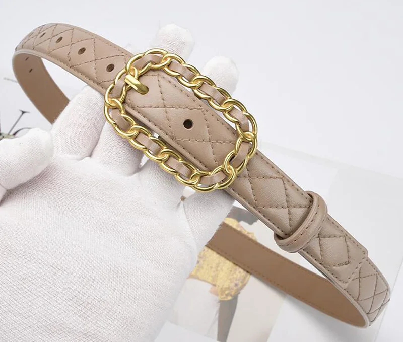 Women Belts Many Colurs Optional Genuine Leather Fashion Women's Pin Buckle Belt 2.3cm Wide Female Accessories 2022 FSA299