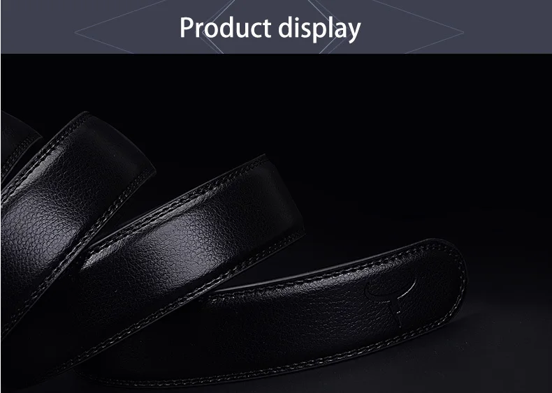 COWATHER 2021 Genuine Leather belts for men High quality brown black color metal automatic buckle Strap male Jeans cowboy CZ045