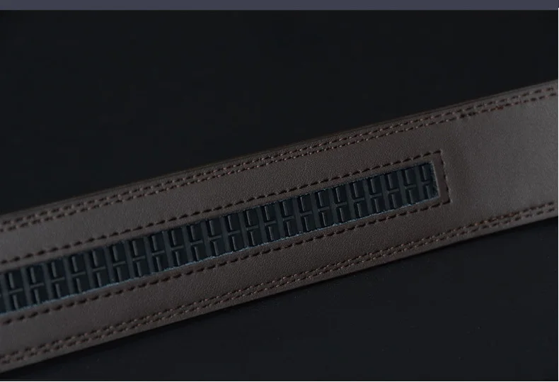 COWATHER 2021 Genuine Leather belts for men High quality brown black color metal automatic buckle Strap male Jeans cowboy CZ045