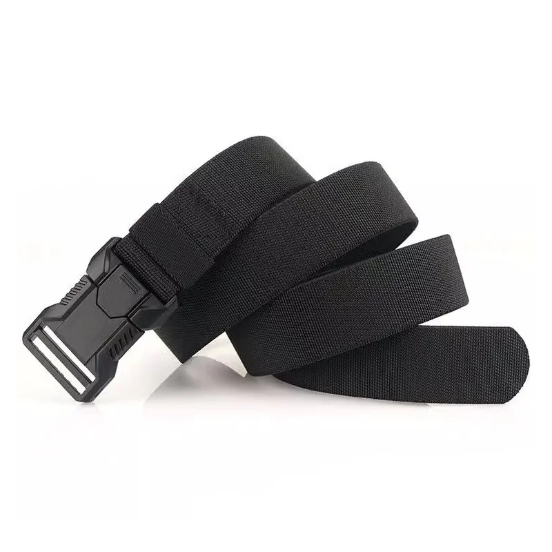 Men's Canvas Belt Breathable Lightweight Quick Disassembly Outdoor Sports Mountaineering Running Sports Belt