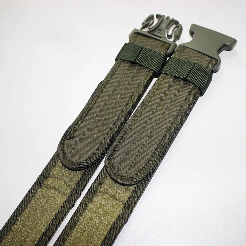 New Outdoor Combat Belts Quick Release Belt Fashion Black Men Canvas Waistband Outdoor Hunting 6 Colors 130cm Length