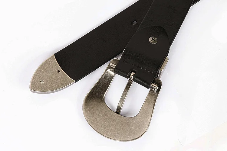IEFB Men's Embossed Belt Leather Floral Carving Genuine Belts Men Women Jean's Decoration Luxury Designer Waistband 9W1163