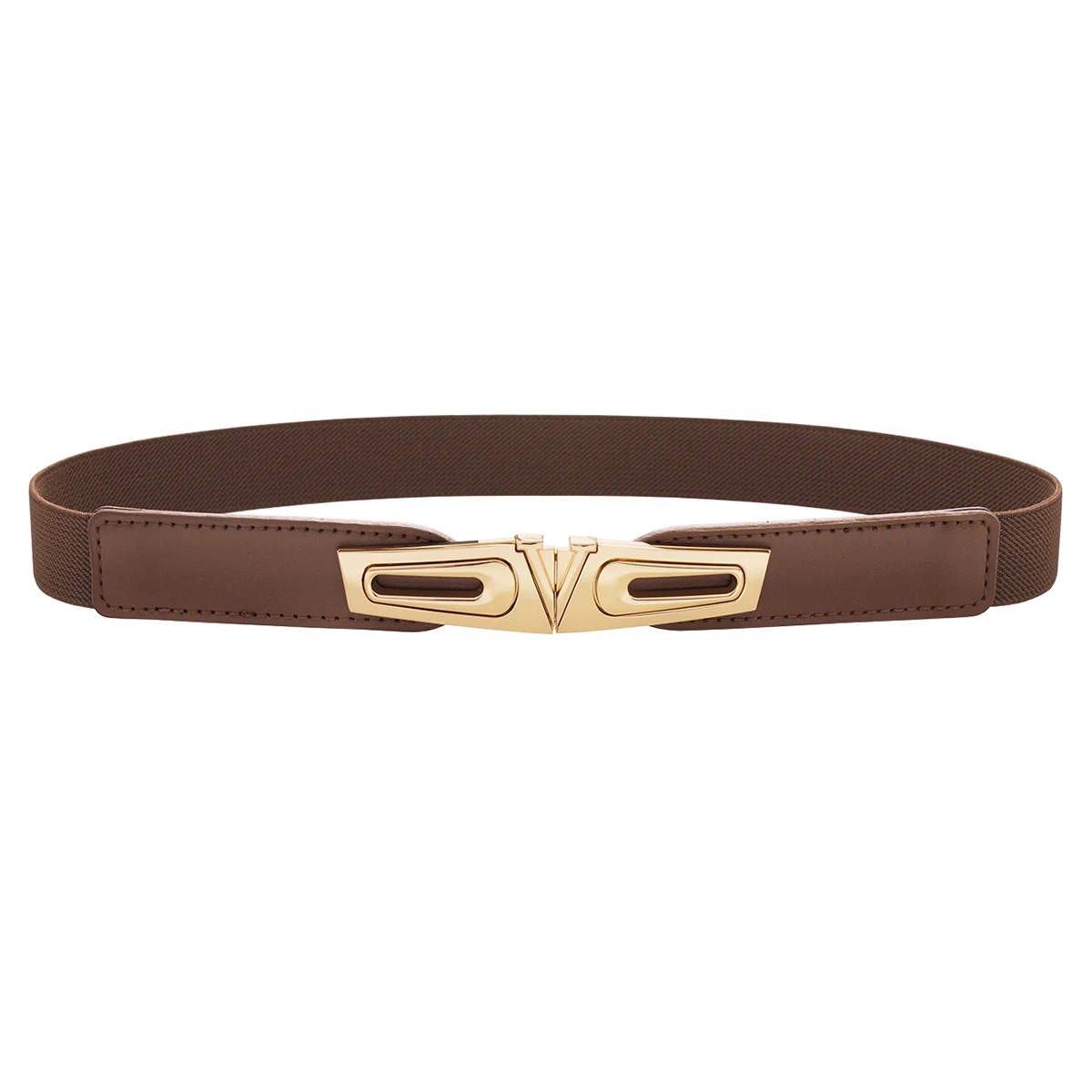SISHION Designer Elastic Women Belt YD0091 Black White Brown Camel Ceinture Femme Leather Belts Punk Gurtel Herren Waistband
