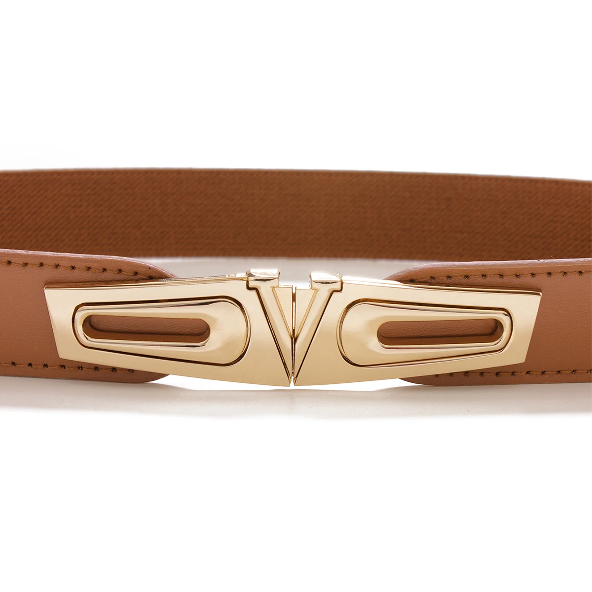 SISHION Designer Elastic Women Belt YD0091 Black White Brown Camel Ceinture Femme Leather Belts Punk Gurtel Herren Waistband