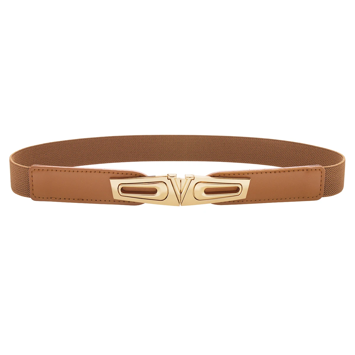 SISHION Designer Elastic Women Belt YD0091 Black White Brown Camel Ceinture Femme Leather Belts Punk Gurtel Herren Waistband