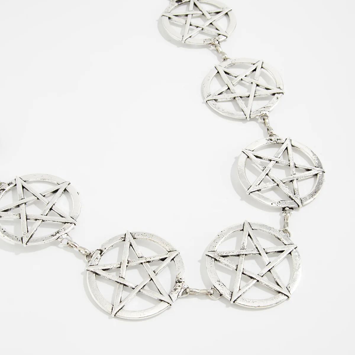 Y2K Gothic Style Women's Waist Chain, Pentagram Metal Decoration, Dark Punk Style, Halloween Accessories, Holiday Gifts