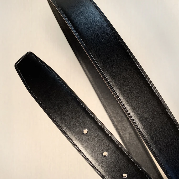 2026 WITHOUT BUCKLE Ciartuar for men women 3.2cm 19 colors belt high quality cowskin genuine leather two sides