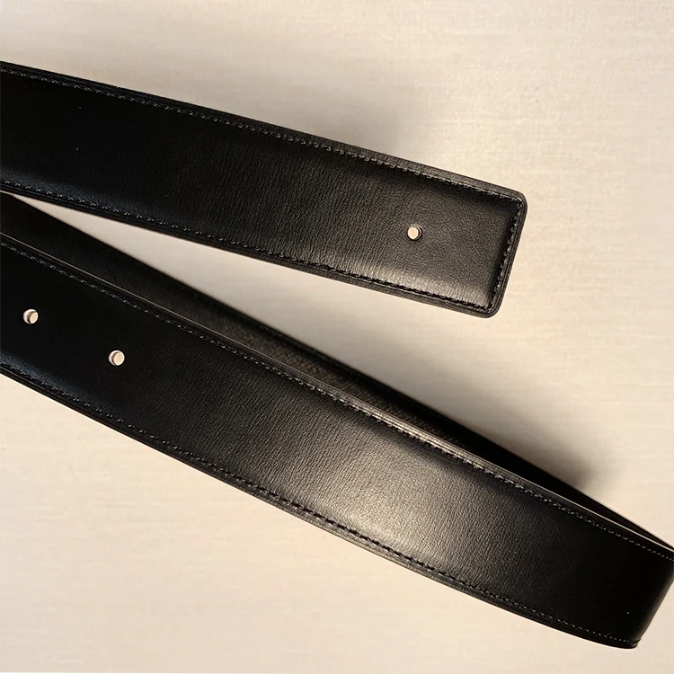 2026 WITHOUT BUCKLE Ciartuar for men women 3.2cm 19 colors belt high quality cowskin genuine leather two sides