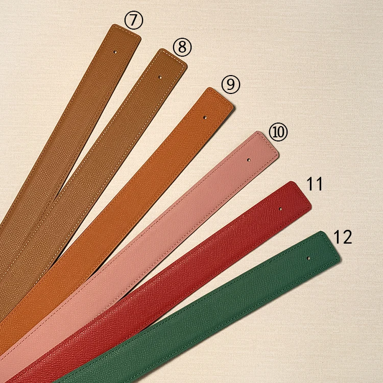 2026 WITHOUT BUCKLE Ciartuar for men women 3.2cm 19 colors belt high quality cowskin genuine leather two sides