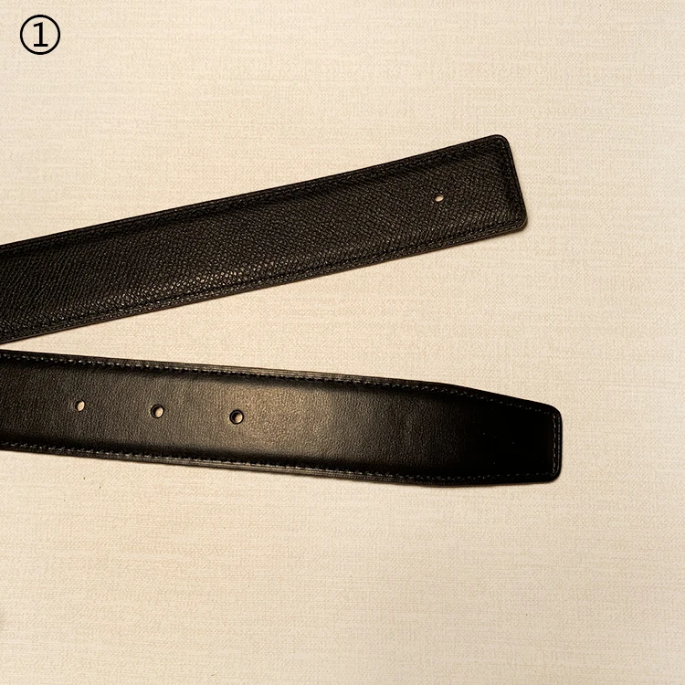 2026 WITHOUT BUCKLE Ciartuar for men women 3.2cm 19 colors belt high quality cowskin genuine leather two sides