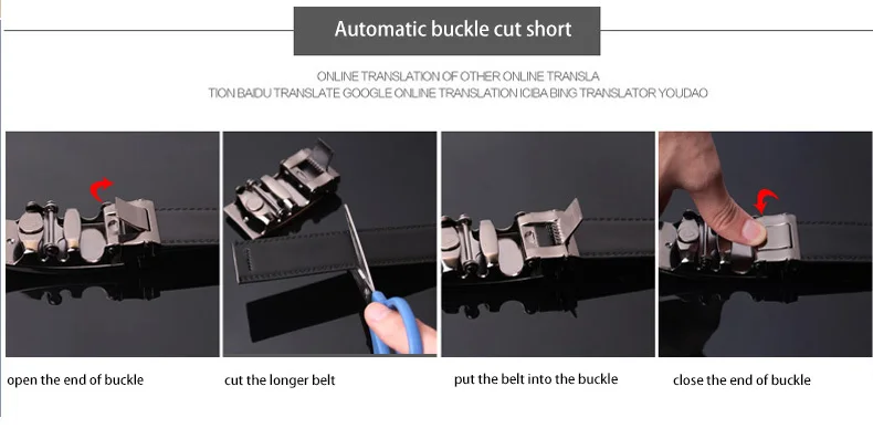 COWATHER 2021 newest cow genuine Leather Belts for Men High Quality Male luxury Brand jeans Automatic Ratchet Buckle 110-130cm