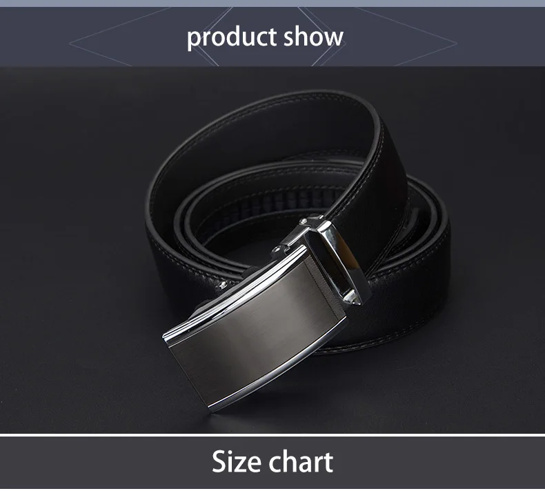 COWATHER 2021 newest cow genuine Leather Belts for Men High Quality Male luxury Brand jeans Automatic Ratchet Buckle 110-130cm