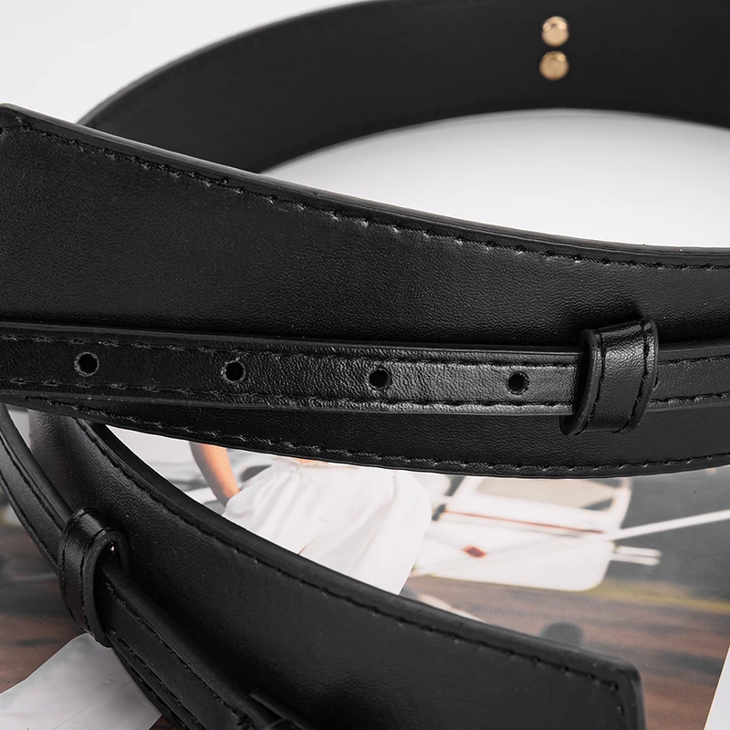 Fashionable Ladies Removable Belt U-shaped Pin Buckle Paired With Skirt Jeans Belt Accessories Trendy Ladies Party Gifts