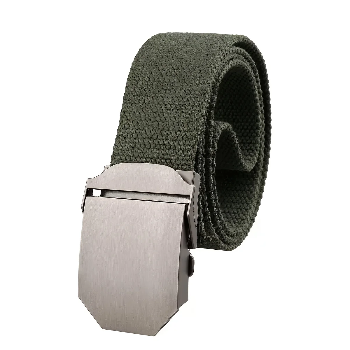 New Men's Belt Universal Simple Outdoor Casual Jeans Waist Belt Breathable Waist Belt Alloy Buckle Weaving Wear resistant Belts
