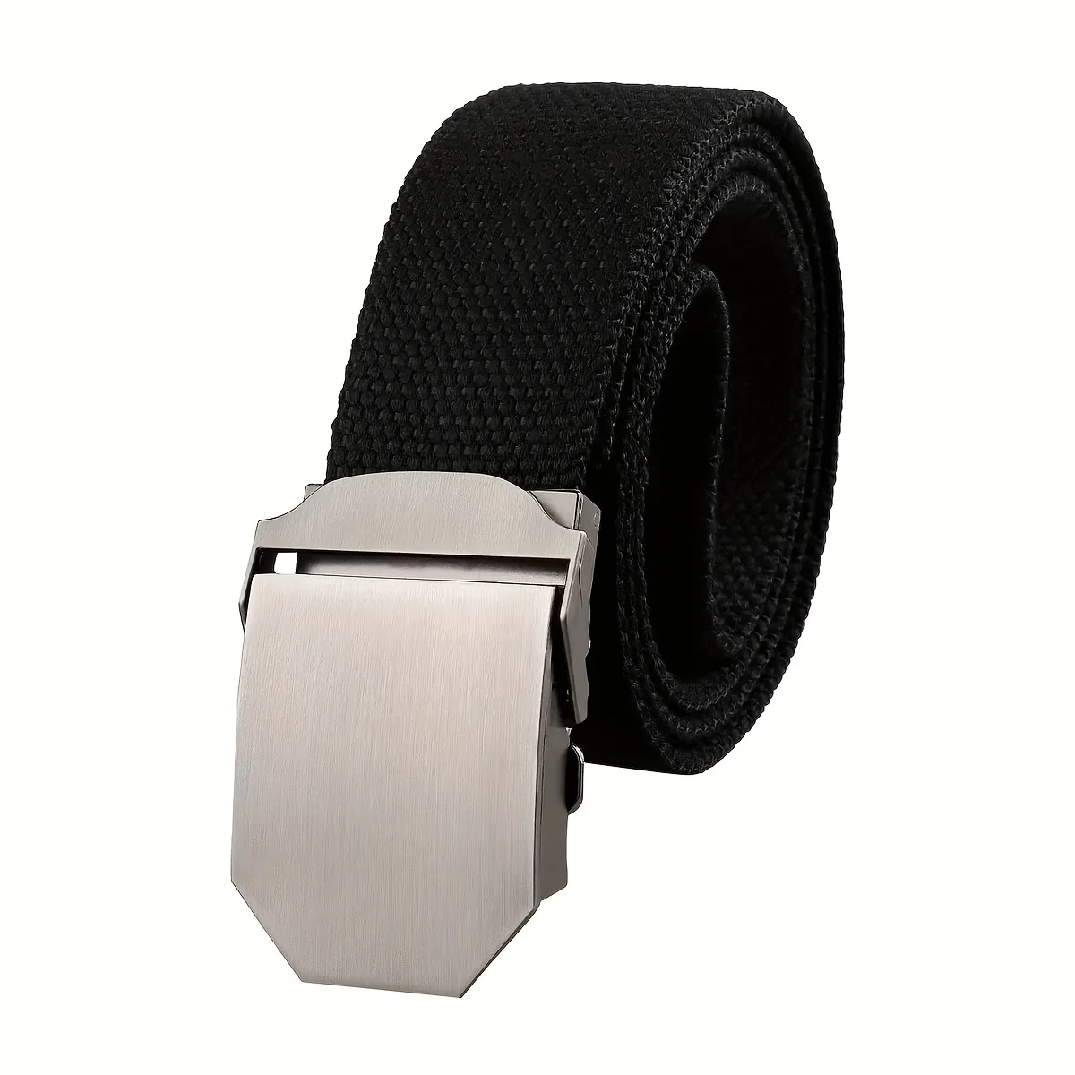 New Men's Belt Universal Simple Outdoor Casual Jeans Waist Belt Breathable Waist Belt Alloy Buckle Weaving Wear resistant Belts