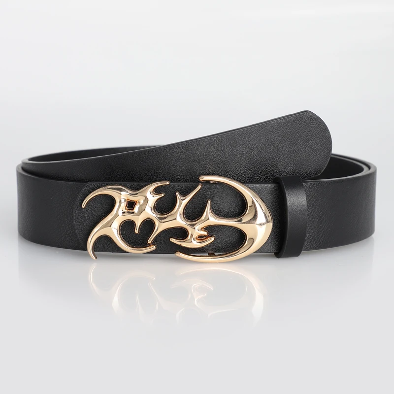 New Stylish Irregular Alloy Buckle Waist Belt, Casual Retro Punk Y2k Belt ，For Men Women Trendy Accessory Belts ，For Ideal Gifts