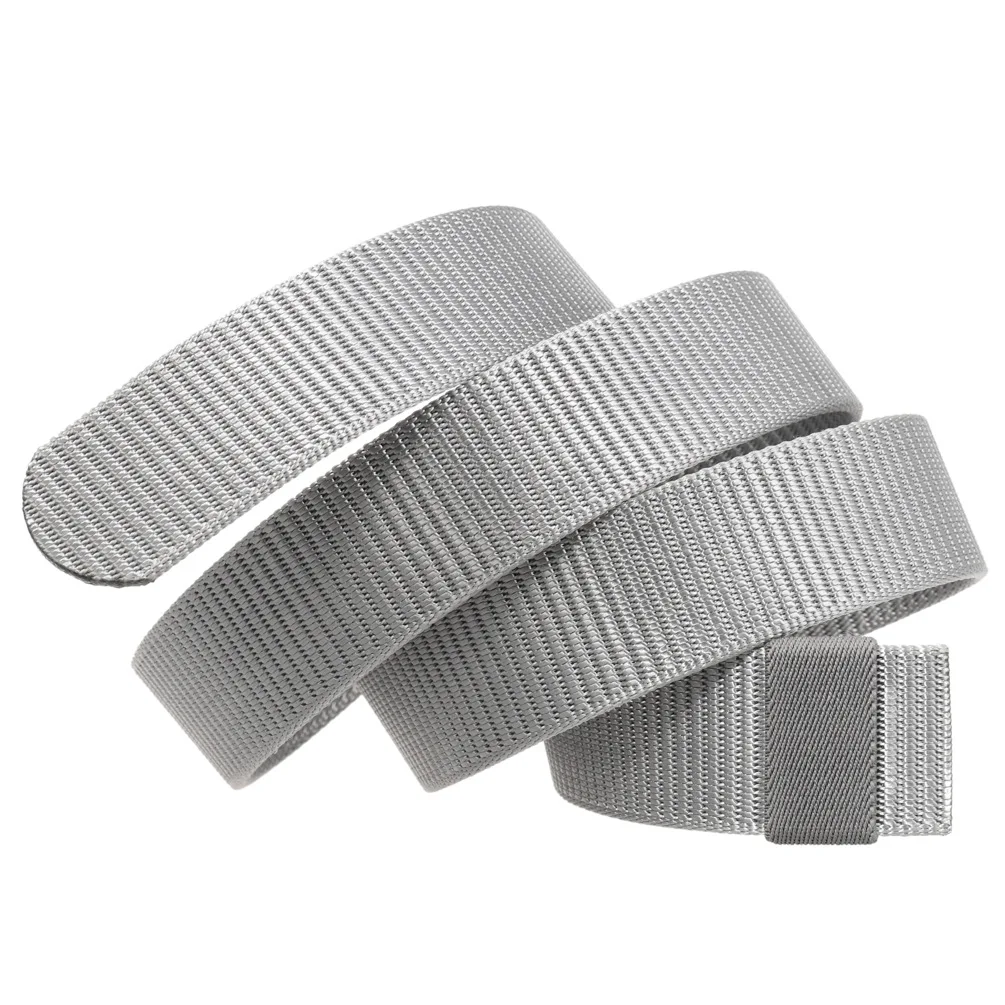 Unisex Canvas No Buckle Belt High Quality Outdoor Mountaineering Multifunctional Tactical Nylon Men Women Trouser Belt 3.4cm