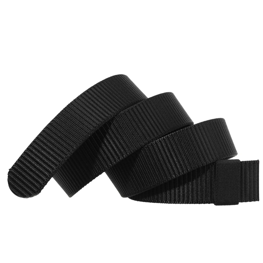 Unisex Canvas No Buckle Belt High Quality Outdoor Mountaineering Multifunctional Tactical Nylon Men Women Trouser Belt 3.4cm