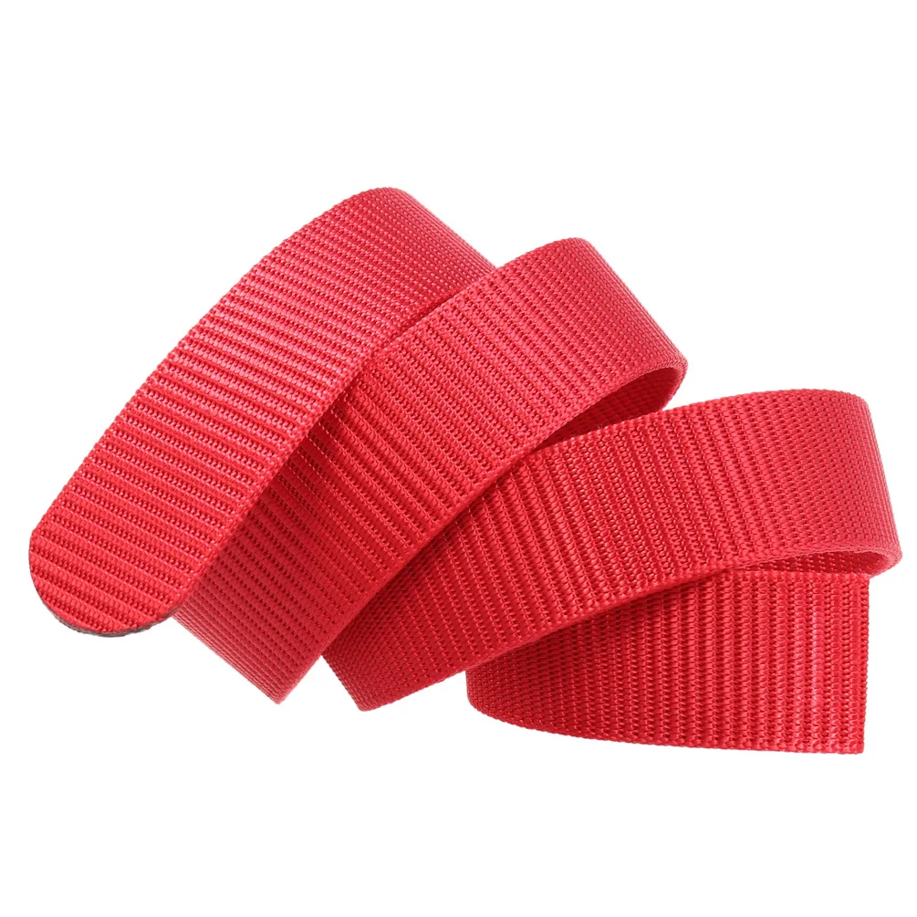 Unisex Canvas No Buckle Belt High Quality Outdoor Mountaineering Multifunctional Tactical Nylon Men Women Trouser Belt 3.4cm
