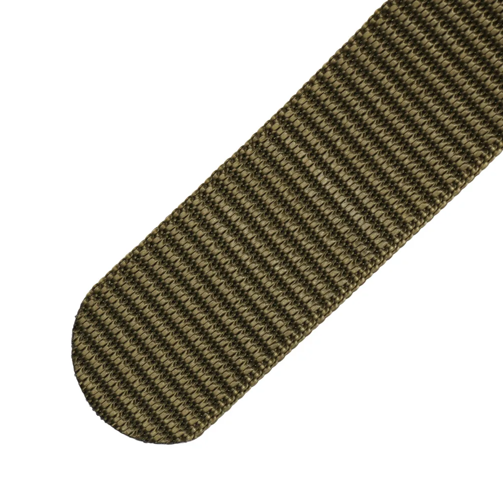Unisex Canvas No Buckle Belt High Quality Outdoor Mountaineering Multifunctional Tactical Nylon Men Women Trouser Belt 3.4cm