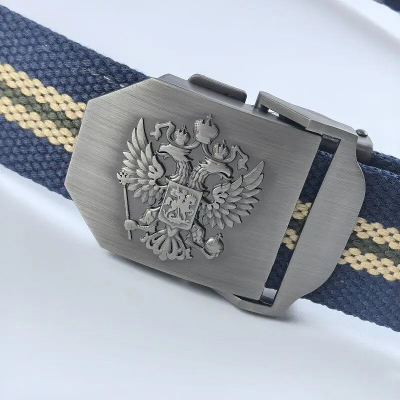 Fashion Men Belt Metal buckle stripe Canvas belt luxury designer Jeans Men women belts nylon