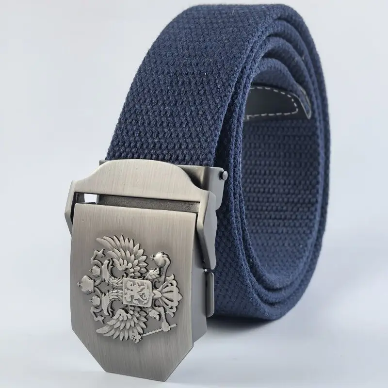 Fashion Men Belt Metal buckle stripe Canvas belt luxury designer Jeans Men women belts nylon