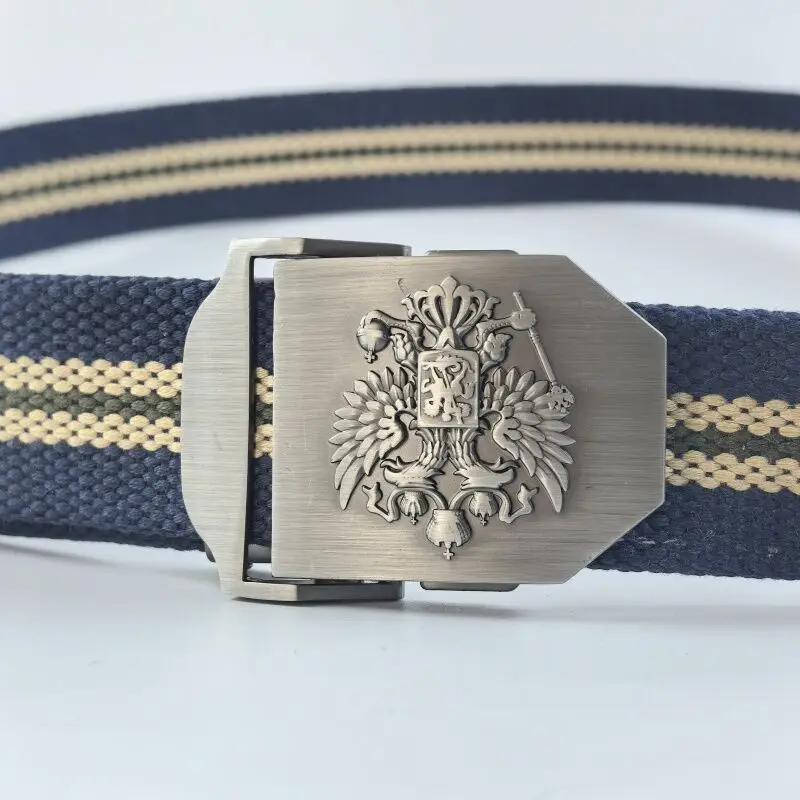 Fashion Men Belt Metal buckle stripe Canvas belt luxury designer Jeans Men women belts nylon