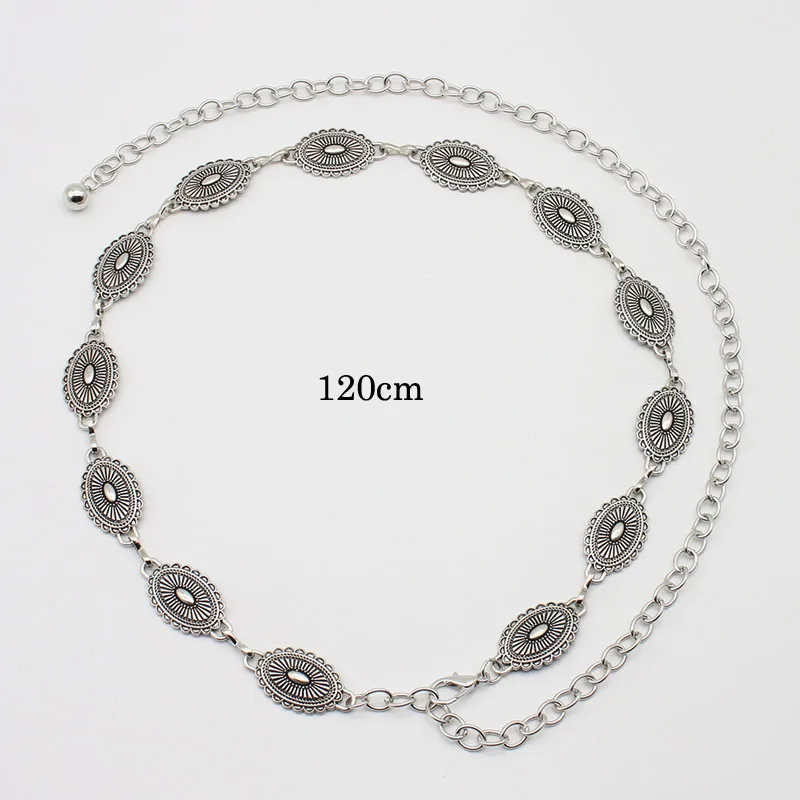 Vintage Chain Belt Summer Dress Skirt Boho Belt Versatile Sweater Chain Waist Seal Retro Fashion Decoration Belts for Women