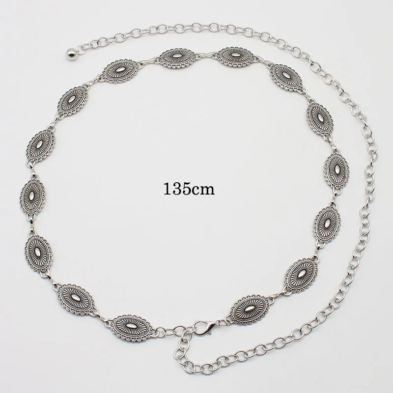 Vintage Chain Belt Summer Dress Skirt Boho Belt Versatile Sweater Chain Waist Seal Retro Fashion Decoration Belts for Women
