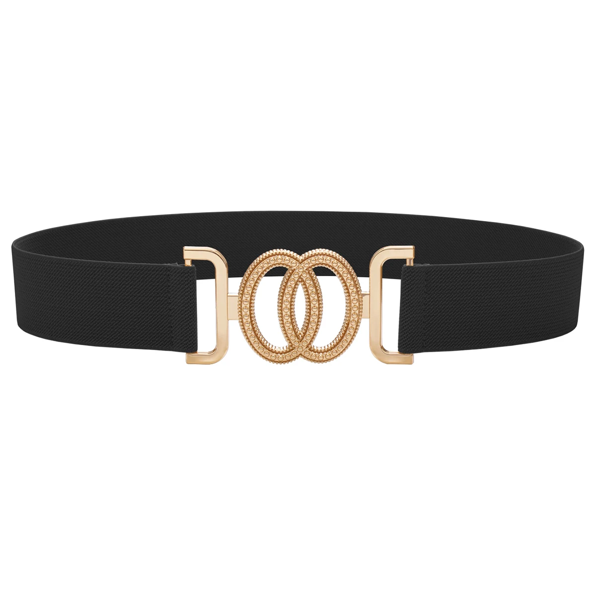 SISHION 2026 Vintage Fashion Round Buckle Elastic Waistband Corset Women Waist Belt Black Red Green YD0081
