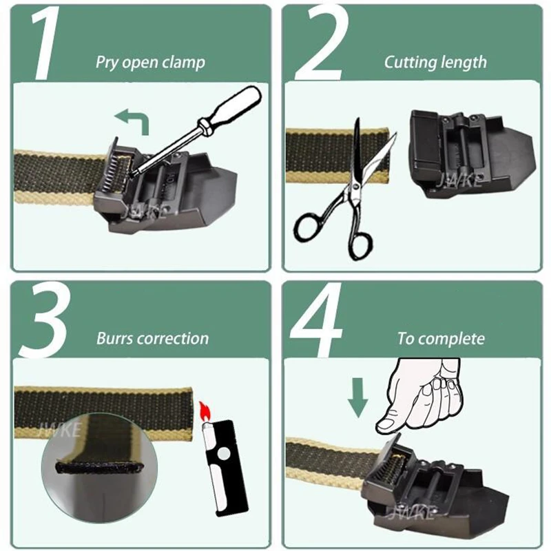 Designer Tough Buckle Belt for Men Tactical Fashion Jeans Belt Adjustable Mens Belt Cinturones De Mujer Cinturones Hombre