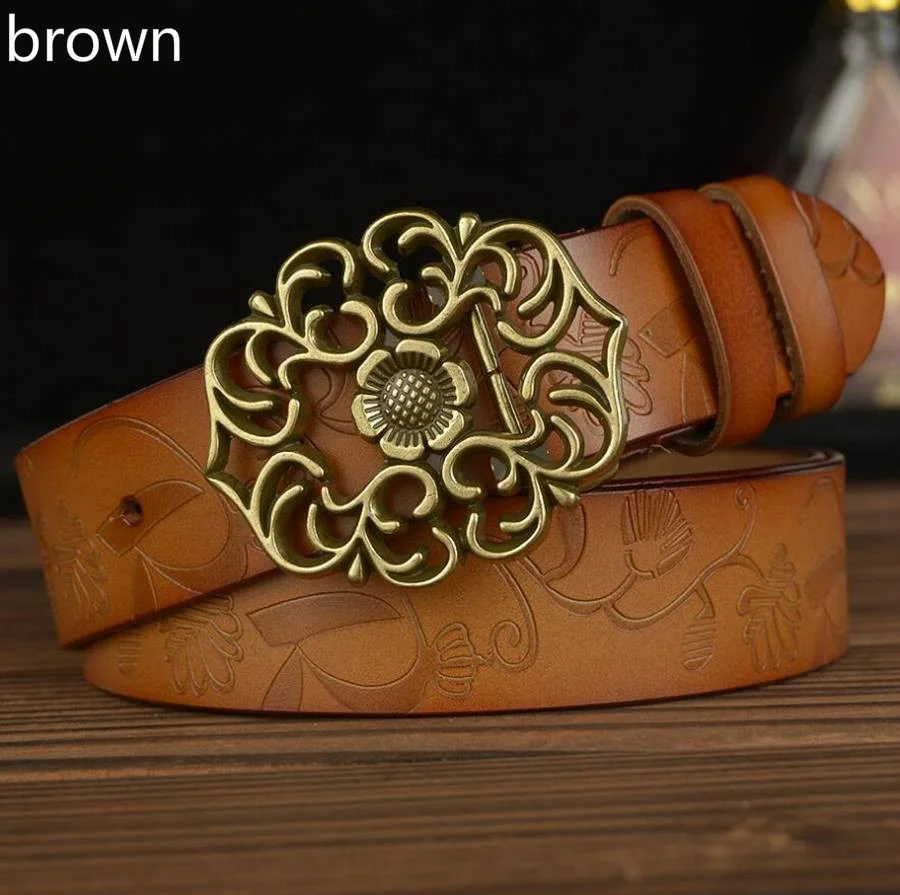 Plus Size Available Women's Leather Belts Fashion Ladies Waistband Female Brand Strape Width:28mm Length:100-120cm