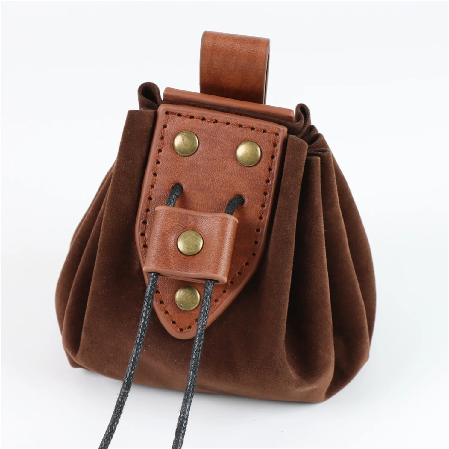 Medieval Retro Waist Bag Viking Style Hanging Belt Coin Purse Knight Fanny Pack Portable Men Women Money Pouch Costume Props