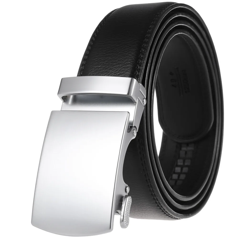 Men's Belt Genuine Leather Strap Male Waistband Automatic Buckle Business Belts for Men High Quality Girdle Belts For Jeans