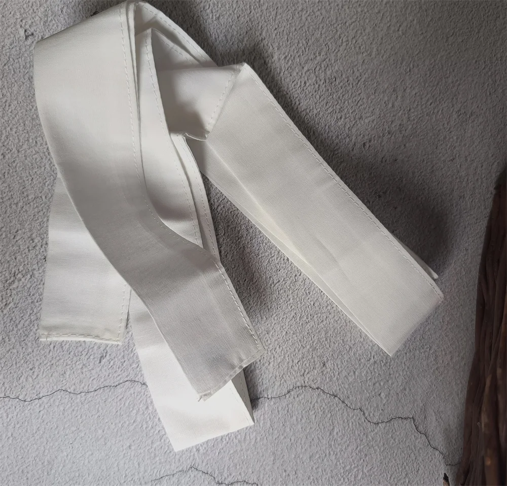 New White Japanese Style Yukata Kimono Belt Costume Accessories Decor Waistband Women Men Birthday Gift 1pc