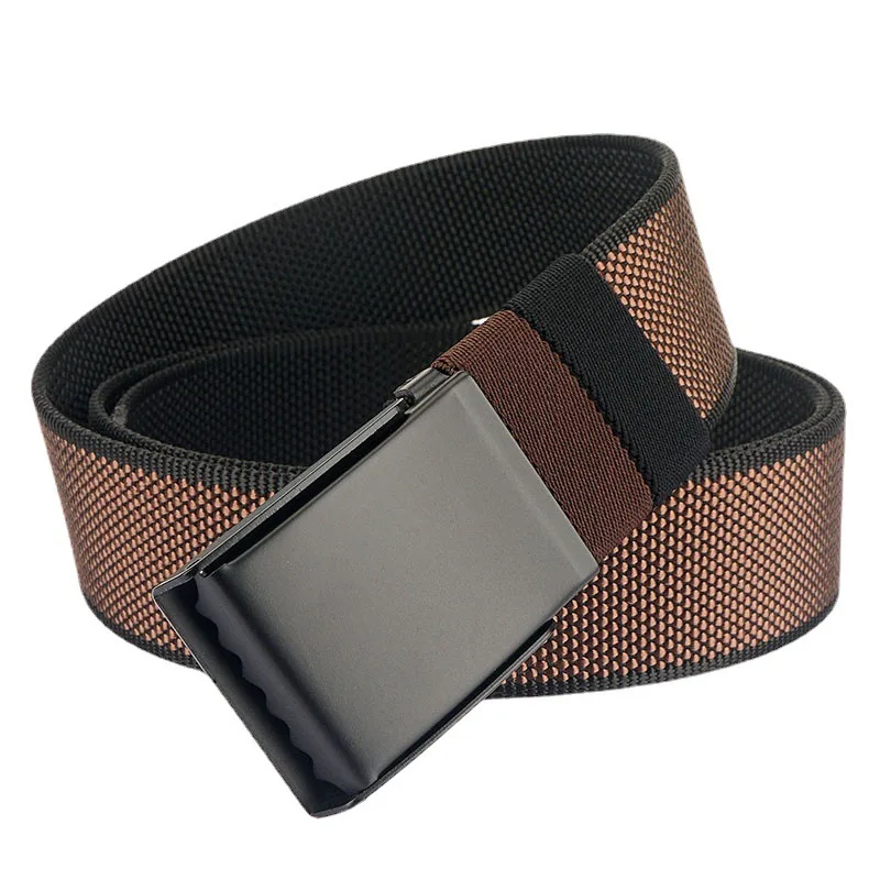 Men's Belt Fashion New Unisex Trousers for Jeans Adjustable Waist Breathable Outdoor Tactical Nylon Belt