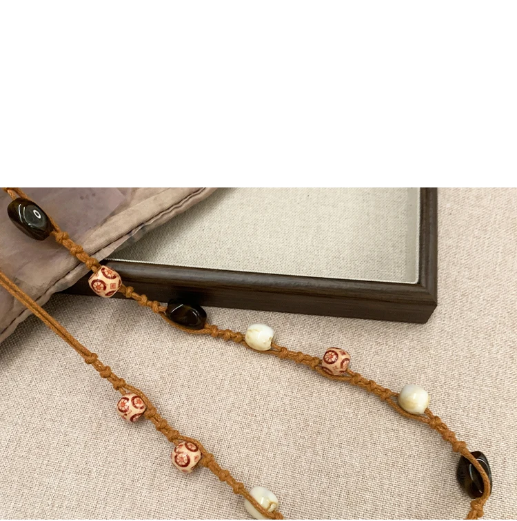 Ethnic Style Woven Beaded Waist Rope For Women With A Dress To Decorate The Summer Bohemian Belt And Waist Chain To Cinch