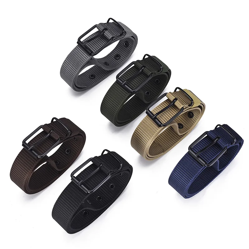 Fashionable Men's Pin Buckle Belt High Quality Simple Outdoor Adventure Multifunctional Belt Retro Men's Birthday Gifts