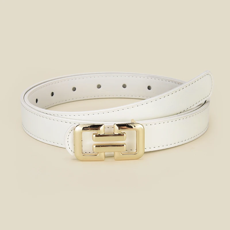 1-3pcs Fashion Women's Colorful Belt Simple And Versatile Women's Skirt Wide-leg Pants PU Belt Trendy Women's Smooth Buckle Belt