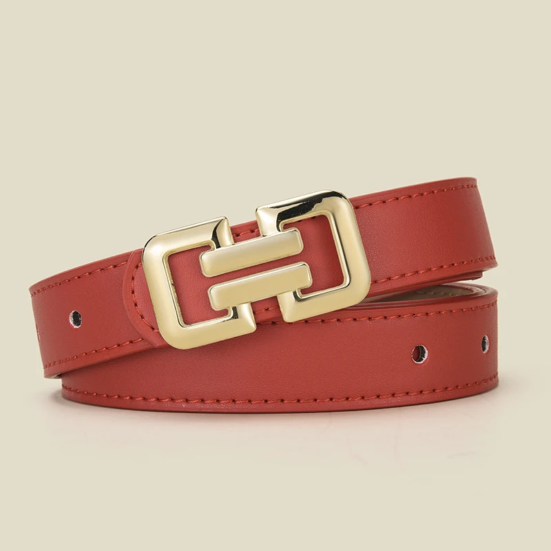 1-3pcs Fashion Women's Colorful Belt Simple And Versatile Women's Skirt Wide-leg Pants PU Belt Trendy Women's Smooth Buckle Belt