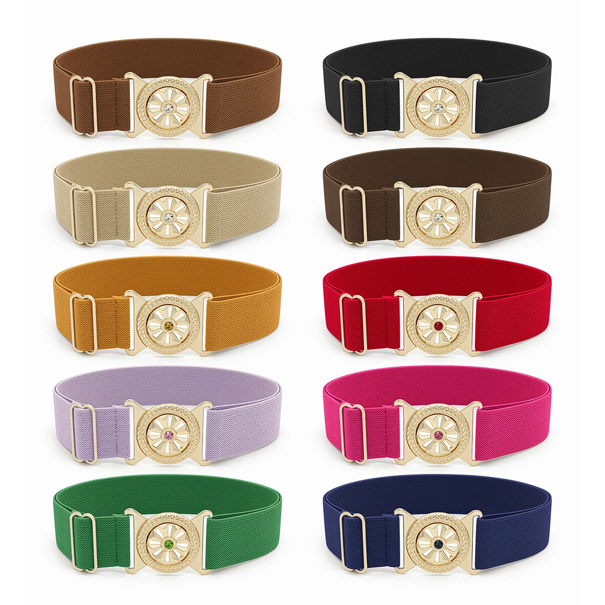 SISHION Plus Size Elastic Waist Belt For Women Adjustable High Stretchy Corset Belt YD0225