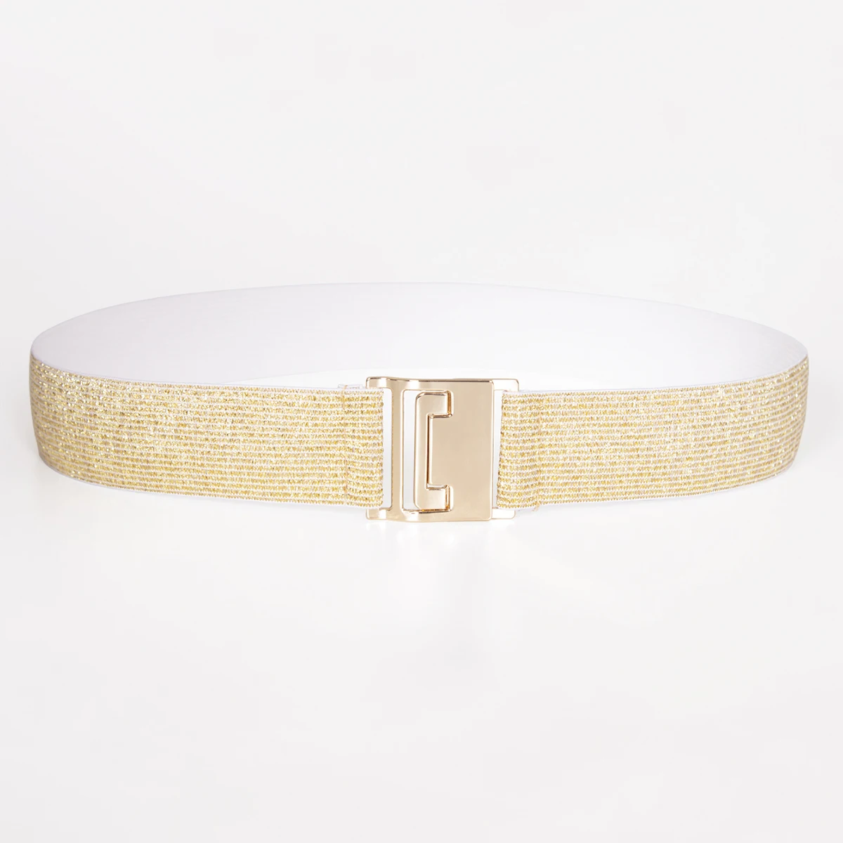 SISHION 2025 Fashion Plus Size S-XXL Women Waist Belts YD0019 Elastic Thin Golden Silver Bling Gothic Corsets Belt